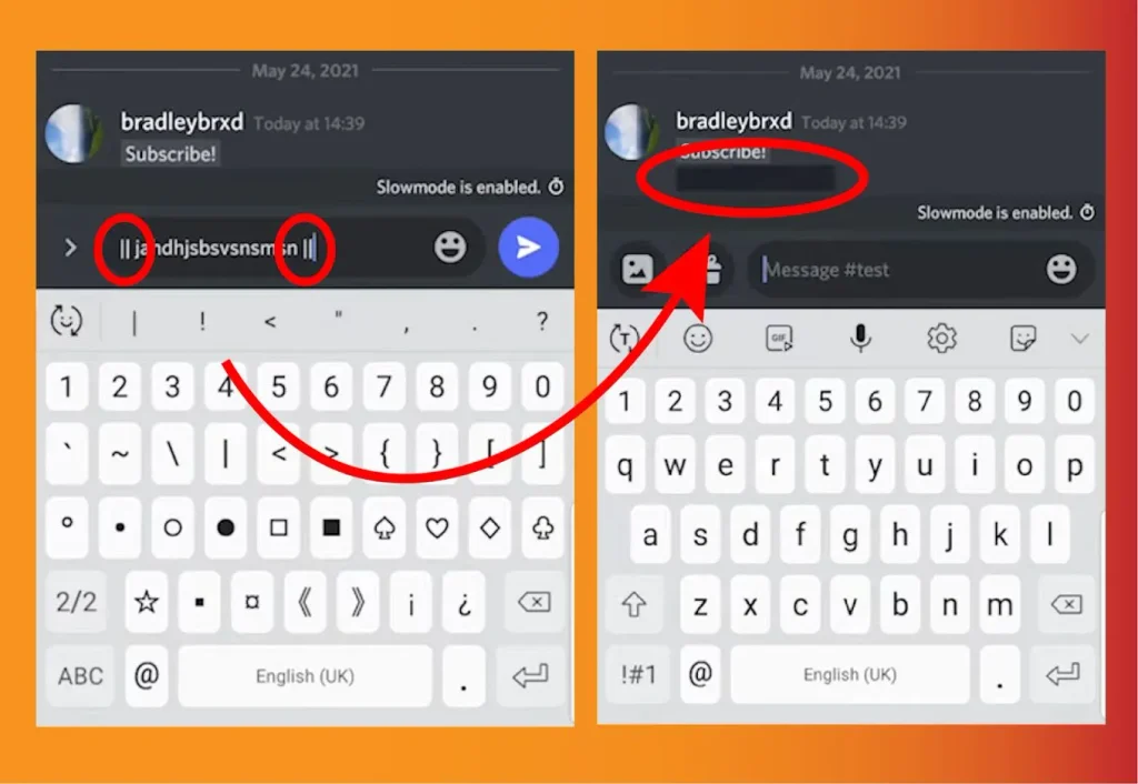 Invisible Text on Discord